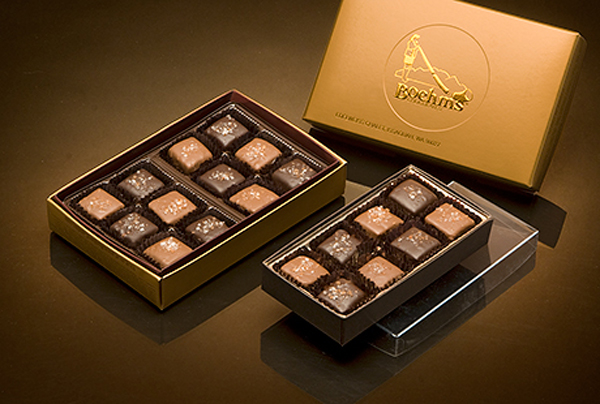 Boxed Sea-Salt Caramels